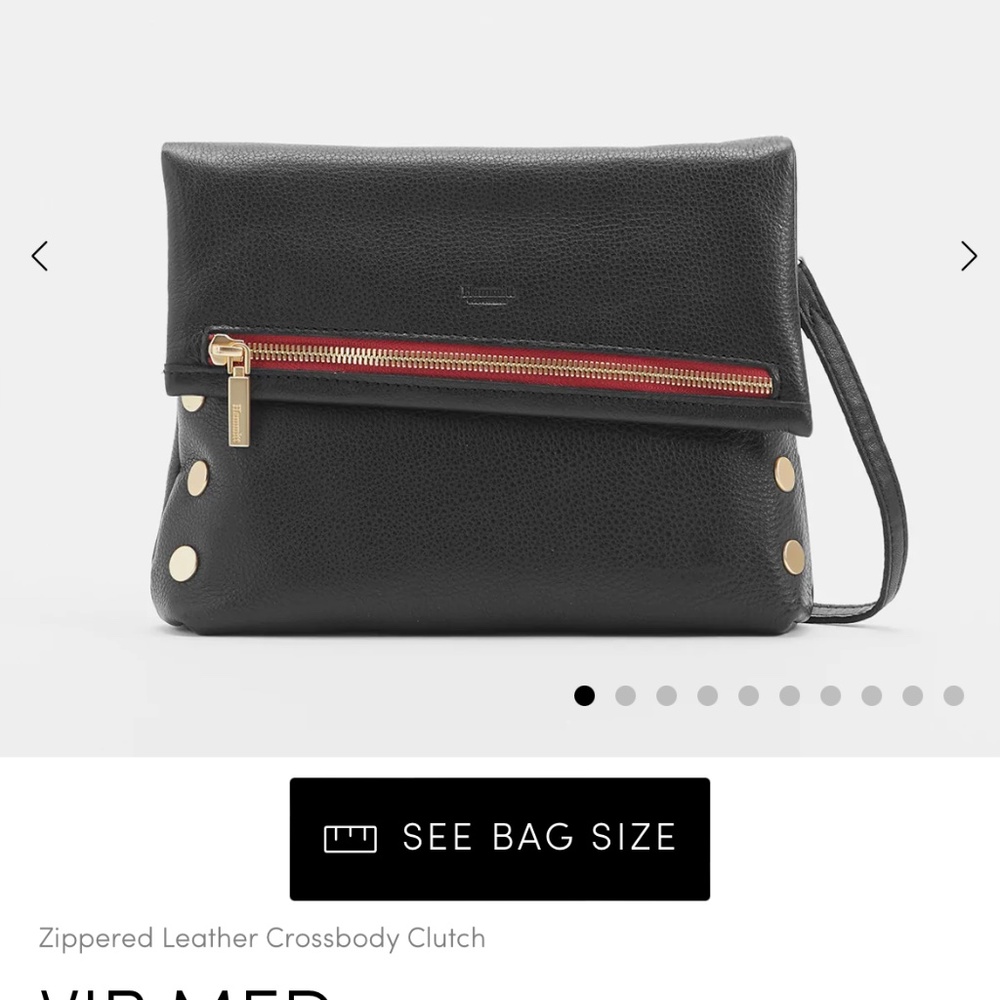 Hammitt VIP Medium in Black with Red Trim